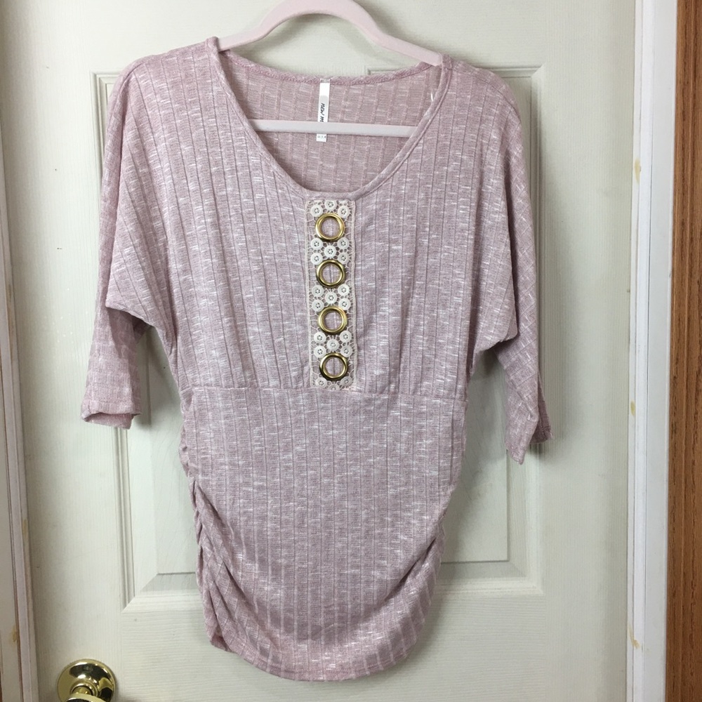 NWOT New Mode {boutique brand} soft lacy top